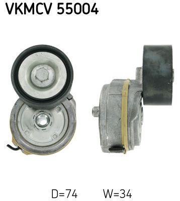 Belt Tensioner, V-ribbed belt SKF VKMCV 55004