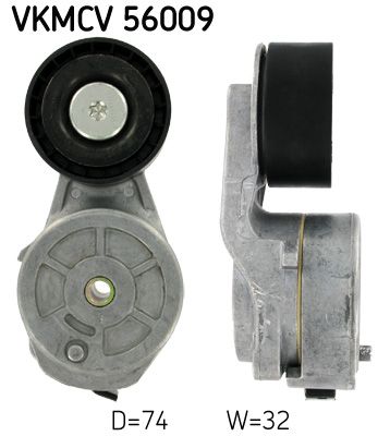 Belt Tensioner, V-ribbed belt SKF VKMCV 56009