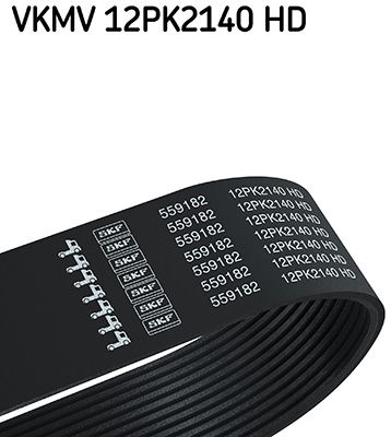 V-Ribbed Belt SKF VKMV 12PK2140 HD