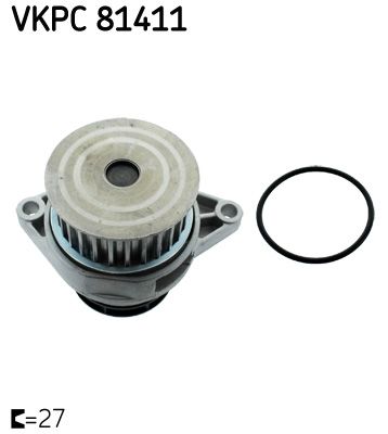 SKF VKPC 81411 Water Pump, engine cooling