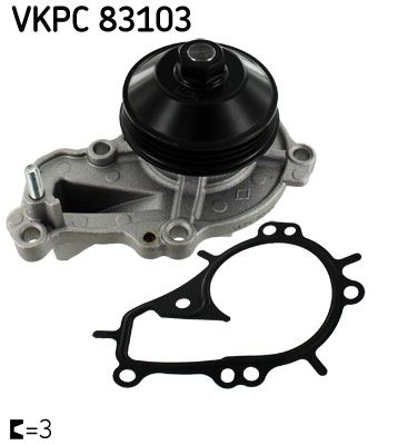 SKF VKPC 83103 Water Pump, engine cooling