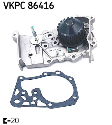 SKF VKPC 86416 Water Pump, engine cooling