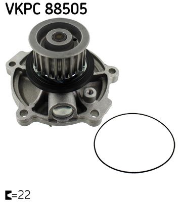 Water Pump, engine cooling SKF VKPC 88505