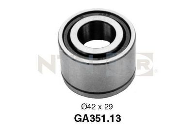 Deflection/Guide Pulley, V-ribbed belt SNR GA351.13