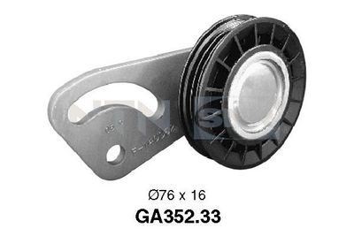 Tensioner Pulley, V-ribbed belt SNR GA352.33