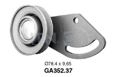 Tensioner Pulley, V-ribbed belt SNR GA352.37