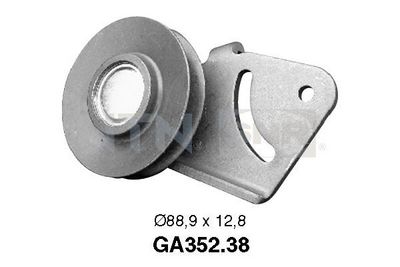 Tensioner Pulley, V-ribbed belt SNR GA352.38