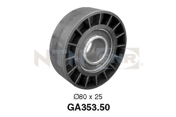 SNR GA353.50 Deflection/Guide Pulley, V-ribbed belt