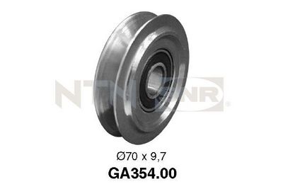 Deflection/Guide Pulley, V-ribbed belt SNR GA354.00
