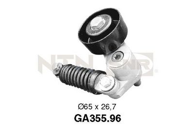 Tensioner Pulley, V-ribbed belt SNR GA355.96