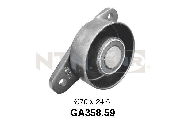 SNR GA358.59 Deflection/Guide Pulley, V-ribbed belt