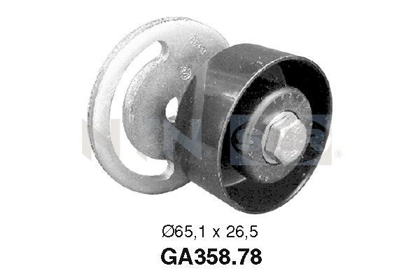 SNR GA358.78 Tensioner Pulley, V-ribbed belt