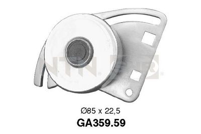 Tensioner Pulley, V-ribbed belt SNR GA359.59