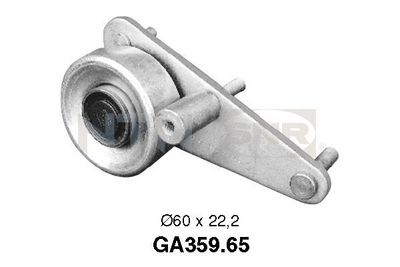Tensioner Pulley, V-ribbed belt SNR GA359.65