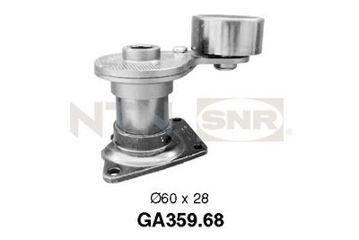 Tensioner Pulley, V-ribbed belt SNR GA359.68