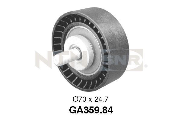 SNR GA359.84 Deflection/Guide Pulley, V-ribbed belt