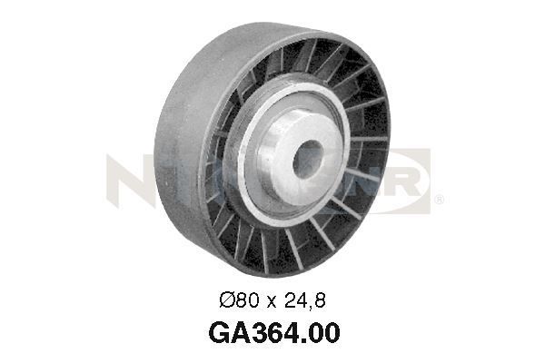 SNR GA364.00 Tensioner Pulley, V-ribbed belt