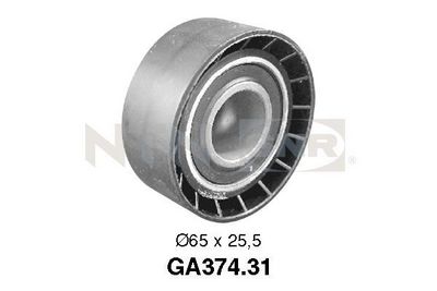Tensioner Pulley, V-ribbed belt SNR GA374.31
