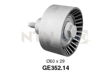 SNR GE352.14 Deflection Pulley/Guide Pulley, timing belt