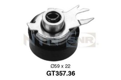 Tensioner Pulley, timing belt SNR GT357.36