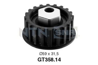 Tensioner Pulley, timing belt SNR GT358.14