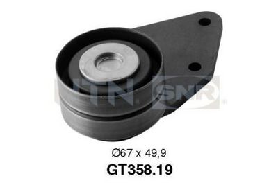 Tensioner Pulley, timing belt SNR GT358.19