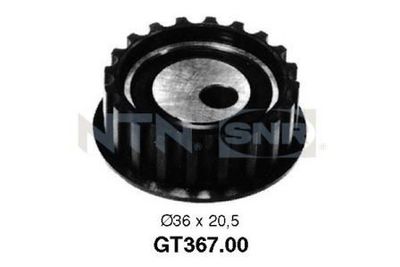 Tensioner Pulley, timing belt SNR GT367.00