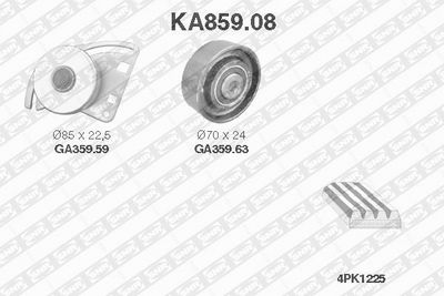V-Ribbed Belt Set SNR KA859.08
