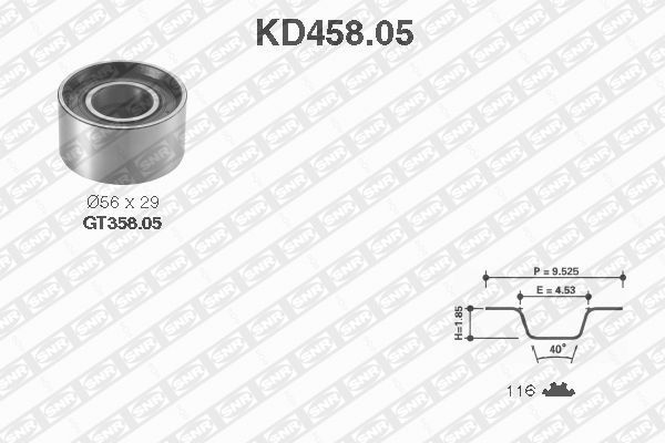 SNR KD458.05 Timing Belt Kit