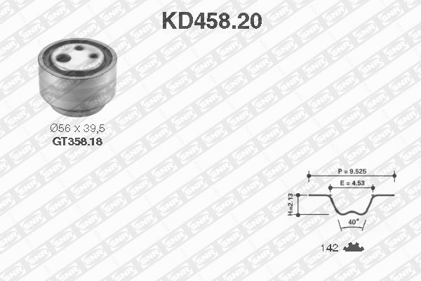 SNR KD458.20 Timing Belt Kit