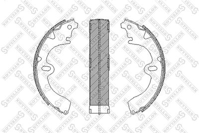 Brake Shoe Set STELLOX 108 100-SX