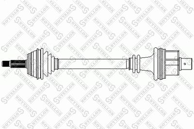 Drive Shaft STELLOX 158 1020-SX