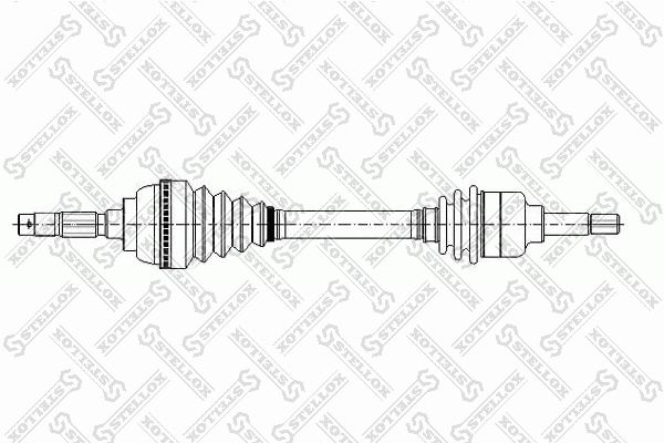 STELLOX 158 1035-SX Drive Shaft