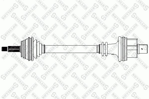 STELLOX 158 1770-SX Drive Shaft