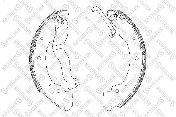 STELLOX 413 100-SX Brake Shoe Set