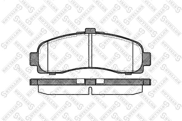 STELLOX 442 010B-SX Brake Pad Set, disc brake