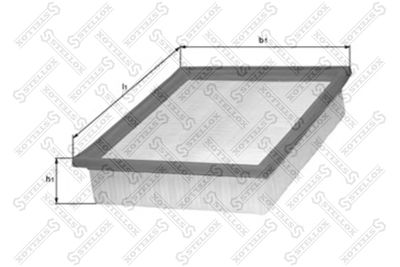 Air Filter STELLOX 71-00678-SX