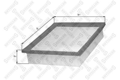 Air Filter STELLOX 71-01030-SX