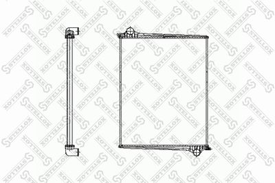 Radiator, engine cooling STELLOX 81-03326-SX