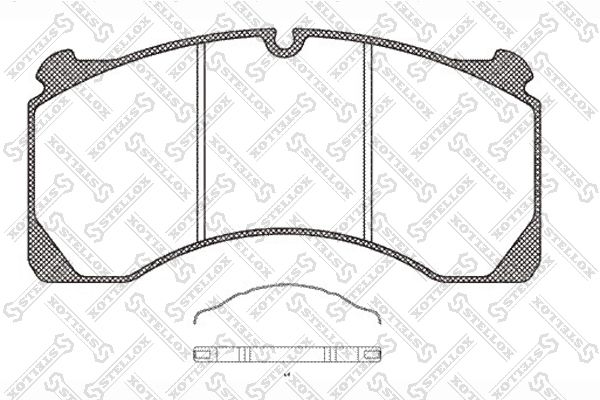 STELLOX 85-01422-SX Brake Pad Set, disc brake