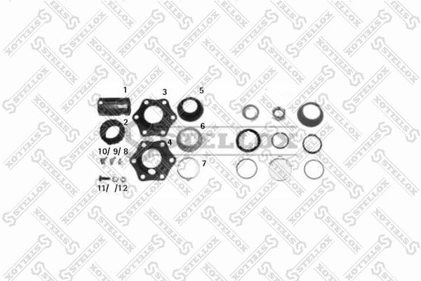 STELLOX 85-07025-SX Repair Kit, brake camshaft