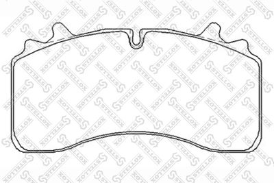 Brake Pad Set, disc brake STELLOX 85-11427-SX