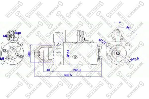 STELLOX 88-02027-SX Starter