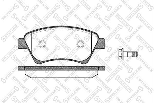 STELLOX 987 000B-SX Brake Pad Set, disc brake