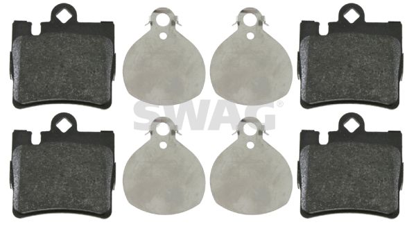 SWAG 10 91 6438 Brake Pad Set, disc brake
