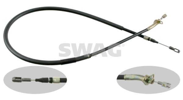 SWAG 10 92 1263 Cable Pull, parking brake