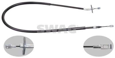 Cable Pull, parking brake SWAG 10 92 1265