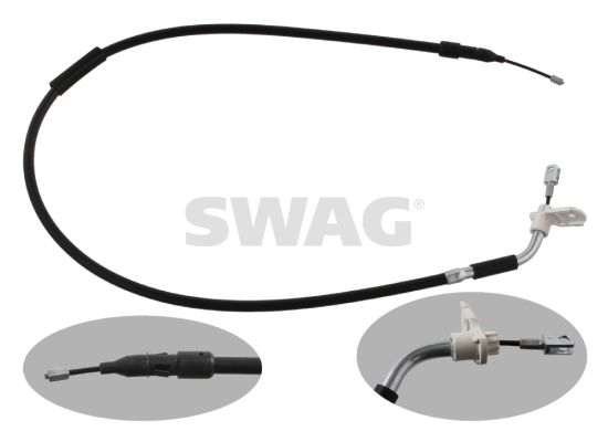 SWAG 10 93 4909 Cable Pull, parking brake