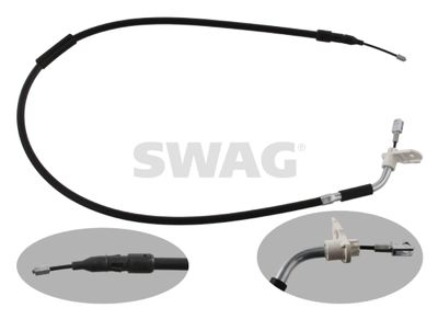 Cable Pull, parking brake SWAG 10 93 4909