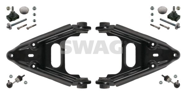 SWAG 12 93 2702 Control/Trailing Arm Kit, wheel suspension